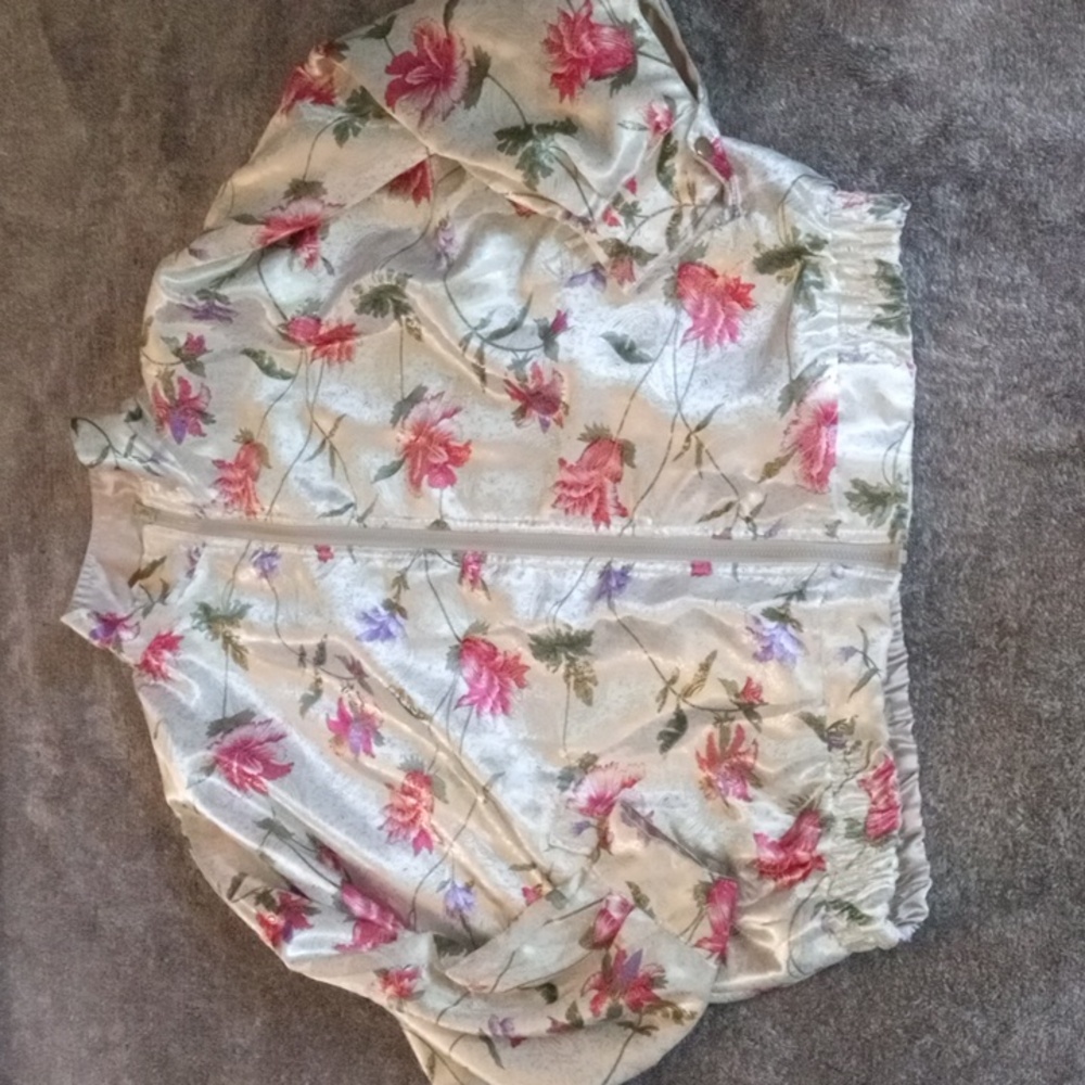 Rafael Vintage reversible floral satin bomber jacket